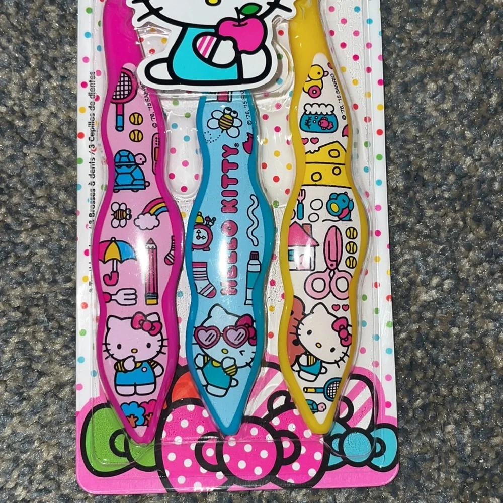 Firefly Hello Kitty Toothbrushes 🪥 3 Pack